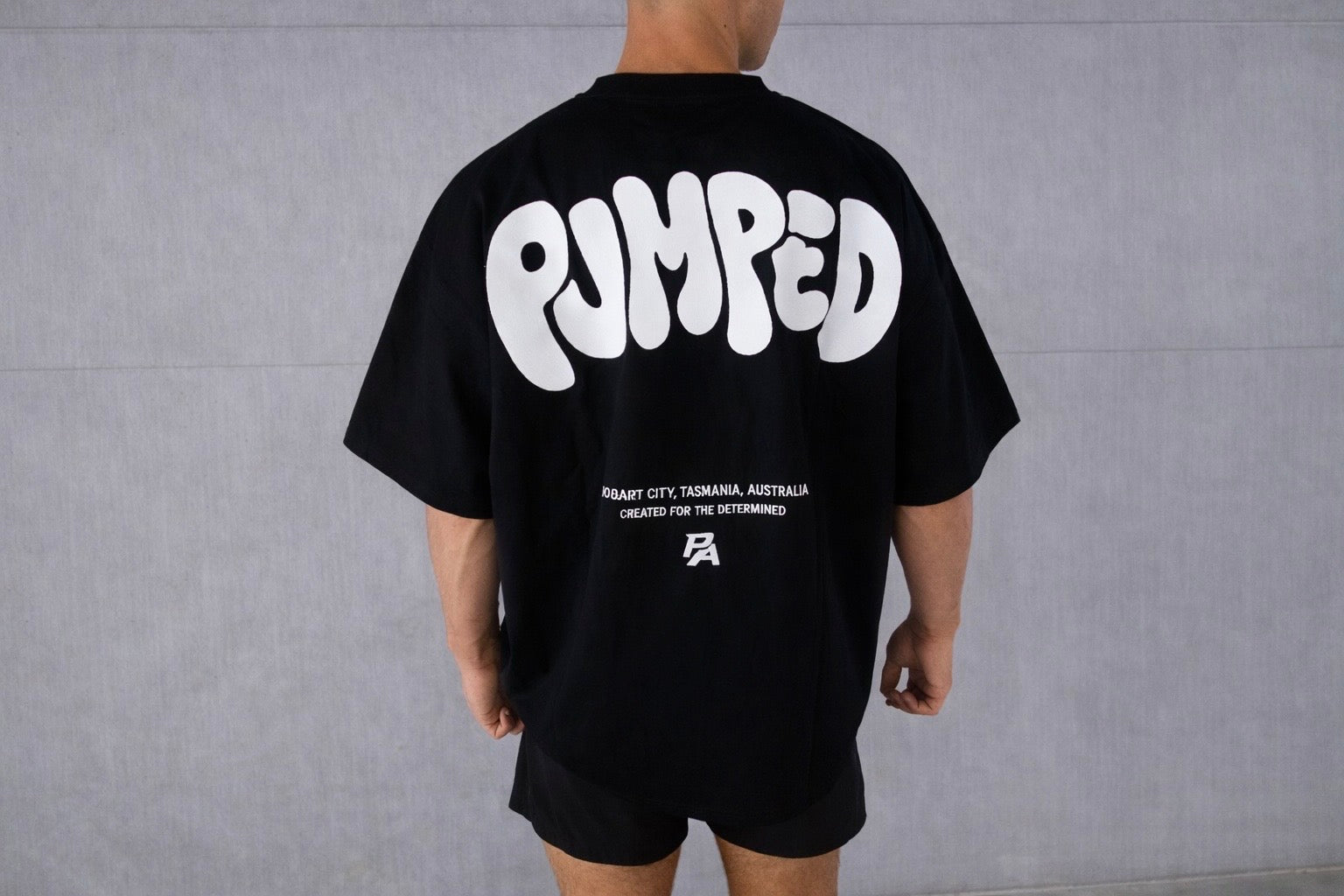 Raised Script Embroidered Tee