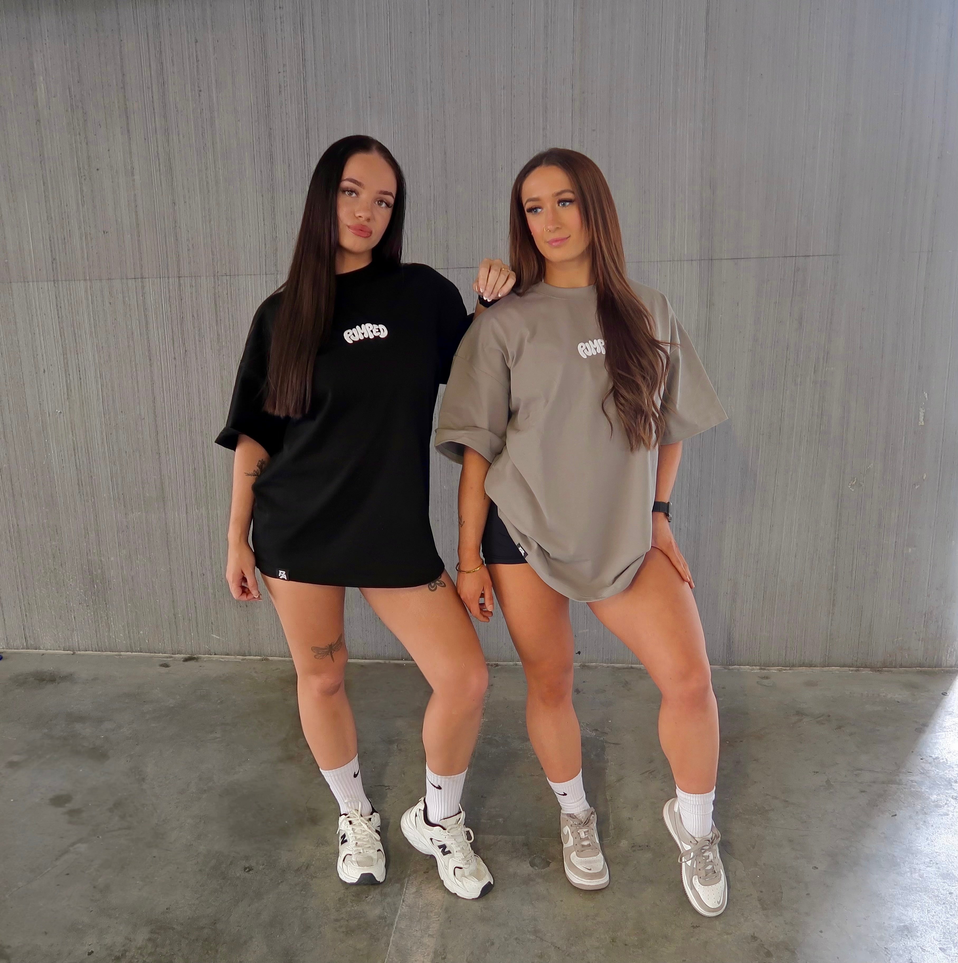 Raised Script Embroidered Tee